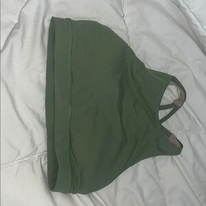 Green Sports Bra